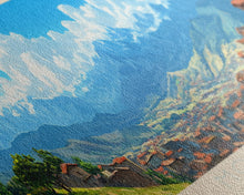 Load image into Gallery viewer, Montero, Bolivia Panoramic Travel Poster Canvas Print, Montero, Bolivia Painting, Bolivia Art, Montero Travel Art, Guest Room Painting