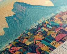 Load image into Gallery viewer, Tembisa, South Africa Panoramic Travel Poster Canvas Print, Tembisa, South Africa Painting, South Africa Art, Tembisa Travel Art, Guest Room Painting