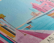 Carregar imagem no visualizador da galeria, Ad-Dawhah, Qatar Panoramic Canvas Print, Ad-Dawhah, Qatar Painting, Qatar Art, Ad-Dawhah Travel Poster, Travel Art, Living Room Painting