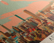 Carregar imagem no visualizador da galeria, Adelaide, Australia Panoramic Canvas Print, Adelaide, Australia Painting, Australia Art, Adelaide Travel Poster, Travel Art, Guest Room Painting