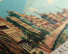 Carregar imagem no visualizador da galeria, Alexandria, Egypt Panoramic Canvas Print, Alexandria, Egypt Painting, Egypt Art, Alexandria Travel Poster, Travel Art, Guest Room Painting