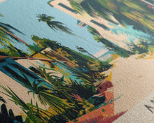 Load image into Gallery viewer, Anyama, Ivory Coast Panoramic Canvas Print, Anyama, Ivory Coast Painting, Ivory Coast Art, Anyama Travel Poster, Travel Art, Guest Room Painting