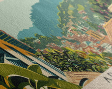 Carregar imagem no visualizador da galeria, Armenia, Colombia Panoramic Canvas Print, Armenia, Colombia Painting, Colombia Art, Armenia Travel Poster, Travel Art, Vacation Gift