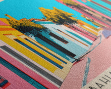 Carregar imagem no visualizador da galeria, Bahia Blanca, Argentina Panoramic Canvas Print, Bahia Blanca, Argentina Painting, Argentina Art, Bahia Blanca Travel Poster, Travel Art, Guest Room Painting