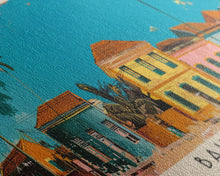 Load image into Gallery viewer, Bailundo, Angola Panoramic Canvas Print, Bailundo, Angola Painting, Angola Art, Bailundo Travel Poster, Travel Art, Vacation Gift