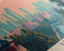 Load image into Gallery viewer, Beijing, China Panoramic Canvas Print, Beijing, China Painting, China Art, Beijing Travel Poster, Travel Art, Housewarming Gift