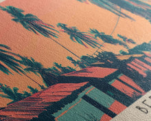 Load image into Gallery viewer, Bertoua, Cameroon Panoramic Canvas Print, Bertoua, Cameroon Painting, Cameroon Art, Bertoua Travel Poster, Travel Art, Guest Room Painting