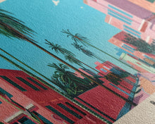 Load image into Gallery viewer, Blida, Algeria Panoramic Canvas Print, Blida, Algeria Painting, Algeria Art, Blida Travel Poster, Travel Art, Housewarming Gift