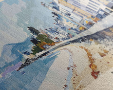 Load image into Gallery viewer, Bray, Ireland Panoramic Canvas Print, Bray, Ireland Painting, Ireland Art, Bray Travel Poster, Travel Art, Guest Room Painting