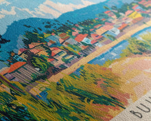 Carregar imagem no visualizador da galeria, Bujumbura, Burundi Panoramic Canvas Print, Bujumbura, Burundi Painting, Burundi Art, Bujumbura Travel Poster, Travel Art, Vacation Gift