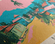 Cargar imagen en el visor de la galería, Bukavu, Congo Panoramic Canvas Print, Bukavu, Congo Painting, Congo Art, Bukavu Travel Poster, Travel Art, Living Room Painting