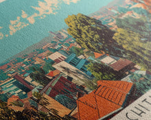 Cargar imagen en el visor de la galería, Chitungwiza, Zimbabwe Panoramic Canvas Print, Chitungwiza, Zimbabwe Painting, Zimbabwe Art, Chitungwiza Travel Poster, Travel Art, Vacation Gift