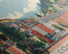 Cargar imagen en el visor de la galería, Coatbridge, Scotland Panoramic Canvas Print, Coatbridge, Scotland Painting, Scotland Art, Coatbridge Travel Poster, Travel Art, Guest Room Painting