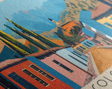 Cargar imagen en el visor de la galería, Colcapirhua, Bolivia Panoramic Canvas Print, Colcapirhua, Bolivia Painting, Bolivia Art, Colcapirhua Travel Poster, Travel Art, Housewarming Gift