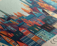 Load image into Gallery viewer, Coventry, England Panoramic Canvas Print, Coventry, England Painting, England Art, Coventry Travel Poster, Travel Art, Living Room Painting