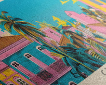 Load image into Gallery viewer, Cuiaba, Brazil Panoramic Canvas Print, Cuiaba, Brazil Painting, Brazil Art, Cuiaba Travel Poster, Travel Art, Vacation Gift