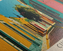 Load image into Gallery viewer, Culiacan, Mexico Panoramic Canvas Print, Culiacan, Mexico Painting, Mexico Art, Culiacan Travel Poster, Travel Art, Living Room Painting