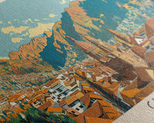 Carregar imagem no visualizador da galeria, Cusco, Peru Panoramic Canvas Print, Cusco, Peru Painting, Peru Art, Cusco Travel Poster, Travel Art, Guest Room Painting