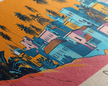 Carregar imagem no visualizador da galeria, Dakar, Senegal Panoramic Canvas Print, Dakar, Senegal Painting, Senegal Art, Dakar Travel Poster, Travel Art, Vacation Gift