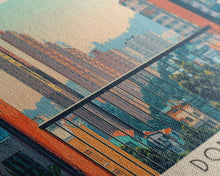 Load image into Gallery viewer, Dongguan, China Panoramic Canvas Print, Dongguan, China Painting, China Art, Dongguan Travel Poster, Travel Art, Guest Room Painting