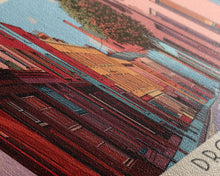 Load image into Gallery viewer, Drogheda, Ireland Panoramic Canvas Print, Drogheda, Ireland Painting, Ireland Art, Drogheda Travel Poster, Travel Art, Living Room Painting