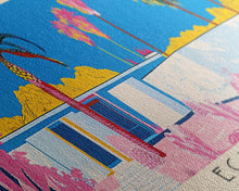 Load image into Gallery viewer, Ecatepec, Mexico Panoramic Canvas Print, Ecatepec, Mexico Painting, Mexico Art, Ecatepec Travel Poster, Travel Art, Guest Room Painting