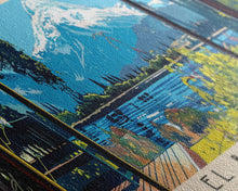 Load image into Gallery viewer, El Bosque, Chile Panoramic Canvas Print, El Bosque, Chile Painting, Chile Art, El Bosque Travel Poster, Travel Art, Guest Room Painting