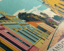 Carregar imagem no visualizador da galeria, Fernando de la Mora, Paraguay Panoramic Canvas Print, Fernando de la Mora, Paraguay Painting, Paraguay Art, Fernando de la Mora Travel Poster, Travel Art, Guest Room Painting