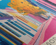 Carregar imagem no visualizador da galeria, Godoy Cruz, Argentina Panoramic Canvas Print, Godoy Cruz, Argentina Painting, Argentina Art, Godoy Cruz Travel Poster, Travel Art, Guest Room Painting