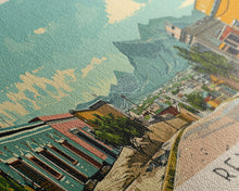 Load image into Gallery viewer, Reynosa, Mexico Panoramic Canvas Print, Reynosa, Mexico Painting, Mexico Art, Reynosa Travel Poster, Travel Art, Guest Room Painting