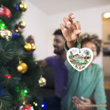 Load image into Gallery viewer, Artistic Honolulu Hawaii Christmas Ornament, Tropical Hawaiian Keepsake and Souvenir Gift
