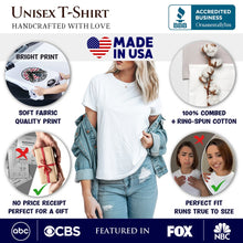 Load image into Gallery viewer, Artistic Georgia State Themes and Landmarks T-Shirt, Tee for History and Travel Lovers