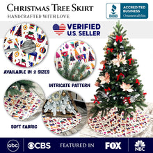 Carregar imagem no visualizador da galeria, Scandinavian Folk Style Christmas Tree Skirt