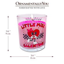 Carregar imagem no visualizador da galeria, Little Miss Galentine Candle, Single Women Pink Valentine's Day Gift
