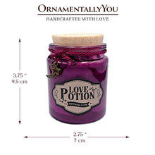 Carregar imagem no visualizador da galeria, Love Potion Romantic Candle, Sandalwood Flavored Valentine Decor