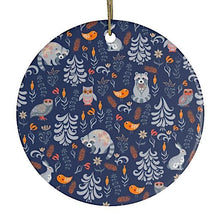 Carregar imagem no visualizador da galeria, Autumn Forest Scandinavian Forest Ornament