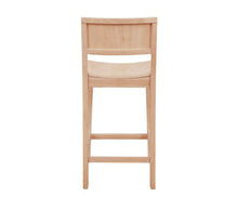 Load image into Gallery viewer, LINON HOME DECOR - DEVIN COUNTER STOOL UNFINISHED (SET OF 2) - CS279UNF02KD