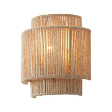 Carregar imagem no visualizador da galeria, 1-Light Farmhouse Rattan Wall Sconce Lighting