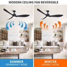 Carregar imagem no visualizador da galeria, 66" Misael Propeller Industrial DC Motor Ceiling Fan with LED Lighting
