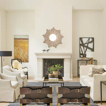 Carregar imagem no visualizador da galeria, 22 Inch White Modern Sunburst Flush Mount LED Lighting