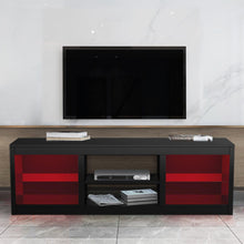 Load image into Gallery viewer, Modern 68 Inch TV Stand Media Console with LED Lights for Living Room