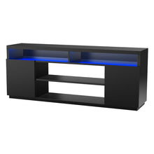 Load image into Gallery viewer, Modern 68 Inch TV Stand Media Console with LED Lights for Living Room