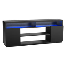 Load image into Gallery viewer, Modern 68 Inch TV Stand Media Console with LED Lights for Living Room