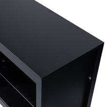 Carregar imagem no visualizador da galeria, 66" Modern LED TV Stand Entertainment Center with Glass Shelves for Living Room