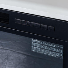 Carregar imagem no visualizador da galeria, Modern 68" LED TV Stand with 36" Insert Opening Electric Fireplace for Living Room in Black or White