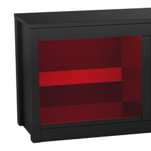 Load image into Gallery viewer, Modern 66" LED TV Stand with 23" Electric Fireplace for Living Room
