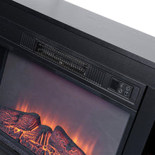 Load image into Gallery viewer, Modern 66" LED TV Stand with 23" Electric Fireplace for Living Room