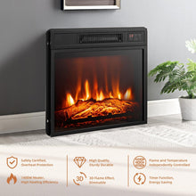 Carregar imagem no visualizador da galeria, 68" Farmhouse TV Stand with 23" Insert Opening Electric Fireplace