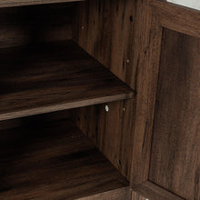 Carregar imagem no visualizador da galeria, 58" Farmhouse TV Stand with 18" Insert Electric Fireplace for Living Room