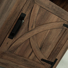 Carregar imagem no visualizador da galeria, 18" Solid Wood Farmhouse Nightstand for Bedroom in Brown or Grey or White